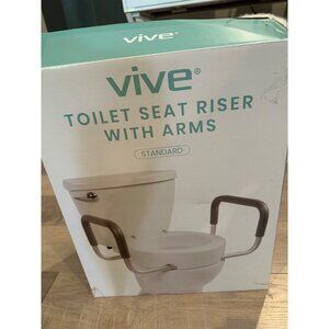 VIVE TOILET SEAT RISER NEW